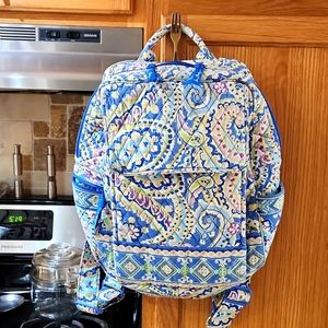 VERA BRADLEY PASTEL COLORED PAISLEY BACKPACK